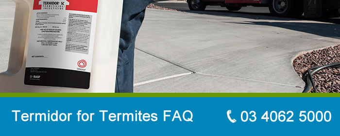 Termidor for Termites FAQ